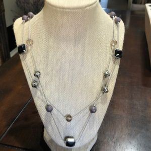 Double beaded necklace